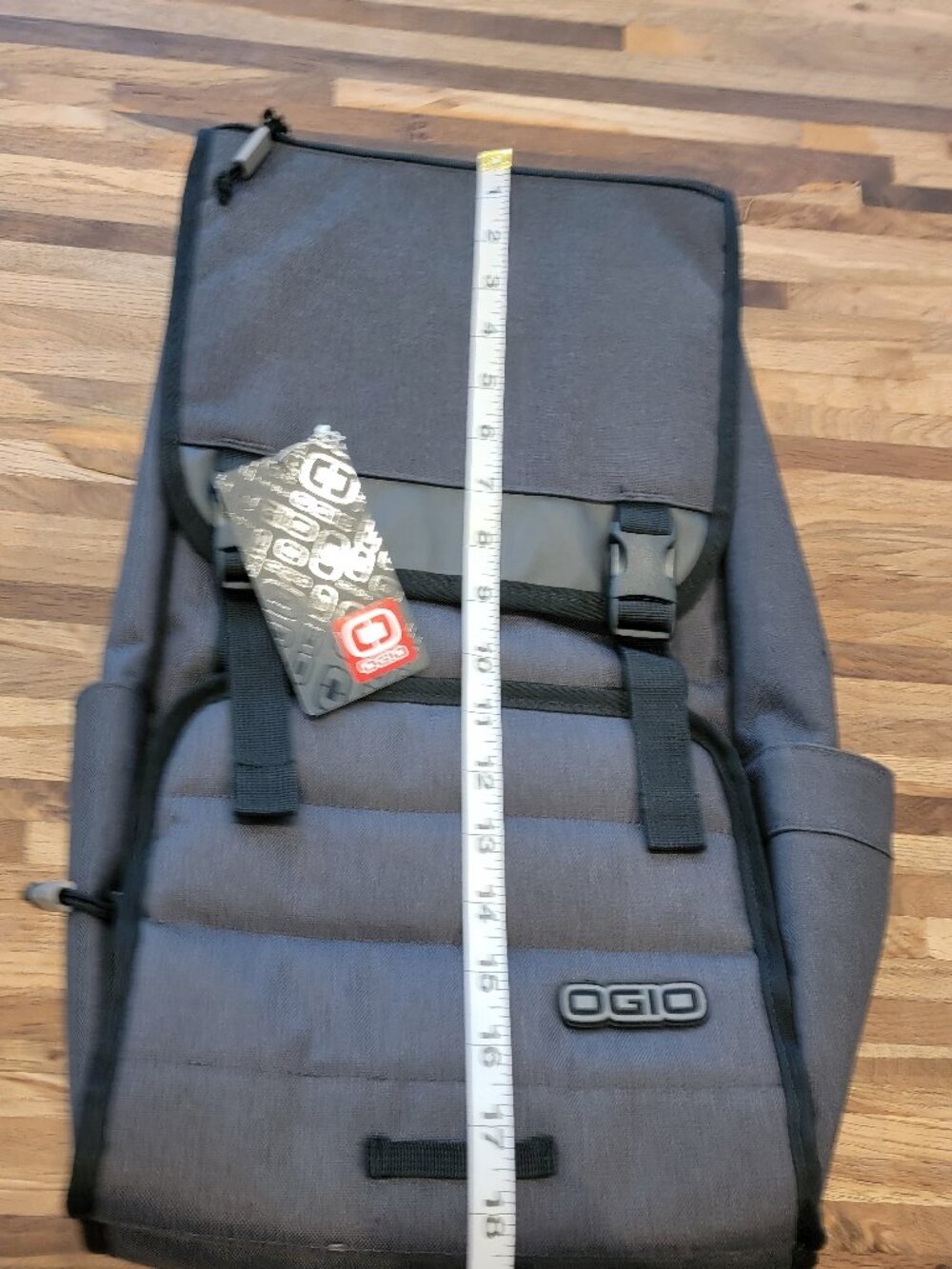 Ogio Crosshatch Rucksack Gray Backpack - Picture 6 of 12